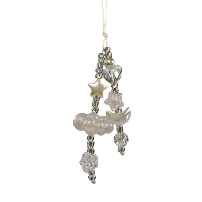 Pendant Keychain,Phone Charm Star Jellyfish Pendant Keychain Phone