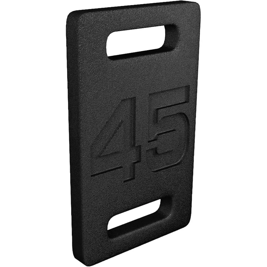 Cast Iron Plate, Weighted Plate for Swings, Squat, Strength Training, Fitness Workout, and Home Exercises,45 Pounds