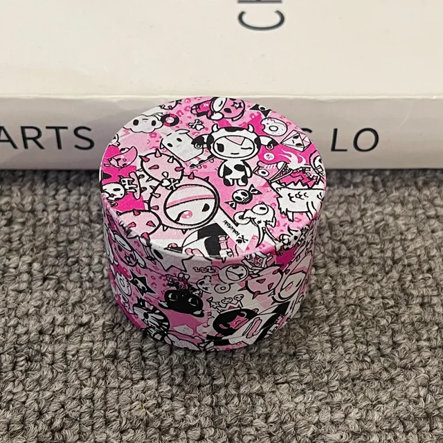 2inch Metal Sanrio Herb Grinder 4-Layers Mill Mortar Tobacco Cinnamoroll Vanilla Bud Grinder Grass Cigar Smoking Cigarette Tool 2