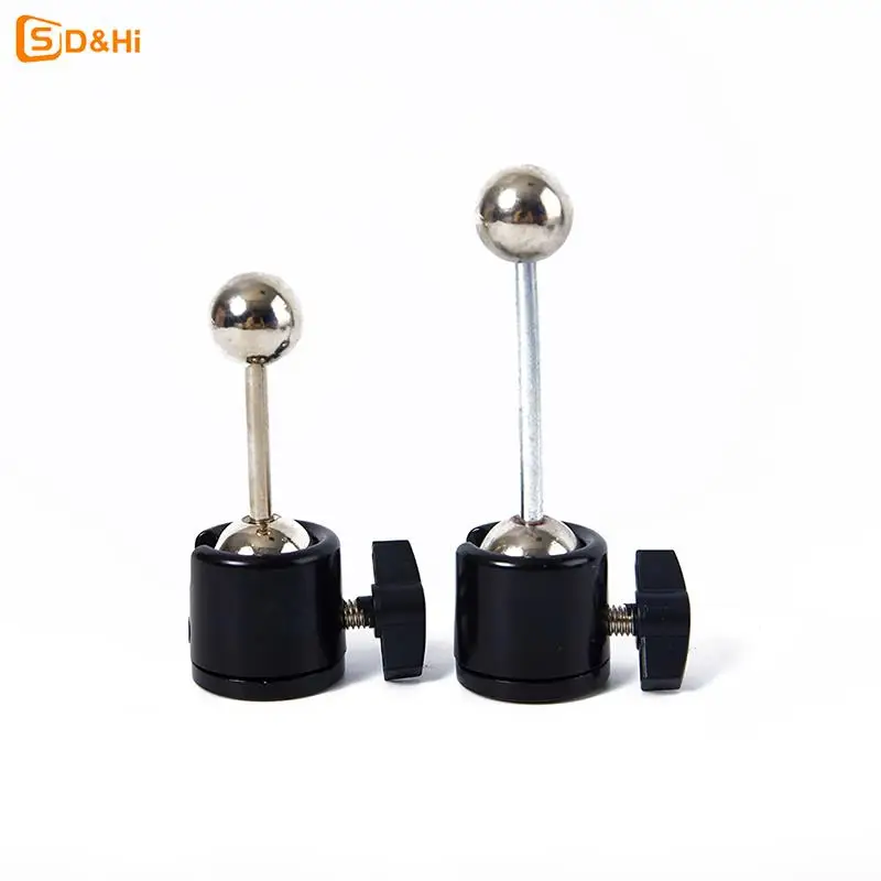 Double Ball 360-degree Rotating Metal Tripod Mount Camera Mobile Phone Bracket Accessories Head Ball Adapter Cradle Ball Head