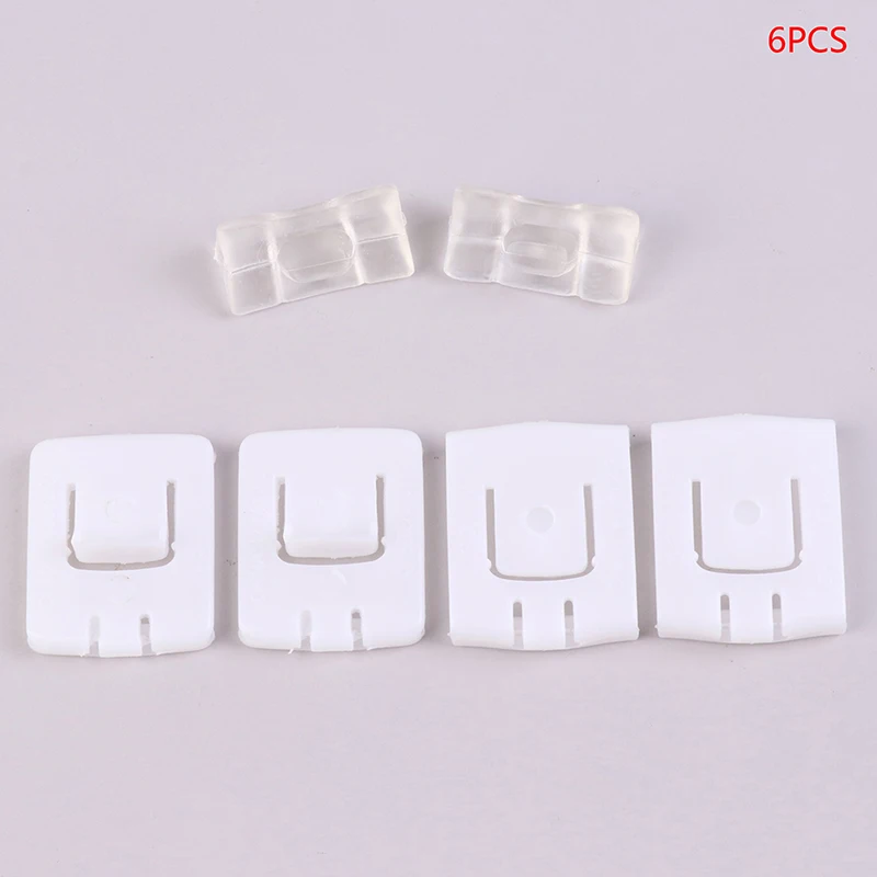 6PC Seat Fastener Rail Runner Clips Sliders Guide For AUDi SEAT VOLKSWAGEN Golf NK1 MK2 MK3435881203A 171881213B 191881213