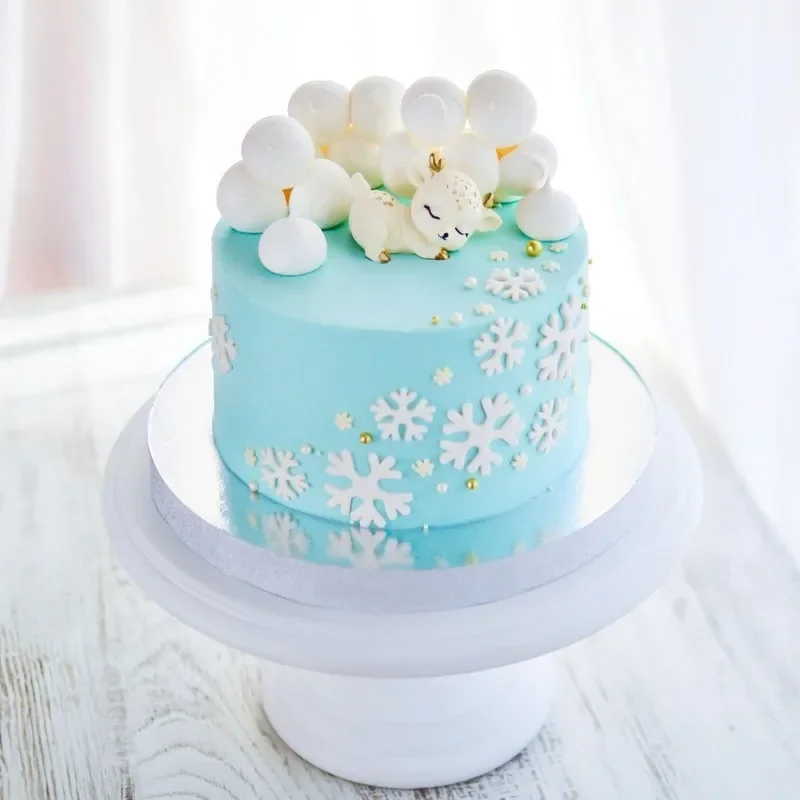 Creative New Sika Deer Shape Silicone Mold Cute Pet Cake Chocolate Resin Mold 3D Deer Cake Decorating Tools Soap Candle Mold