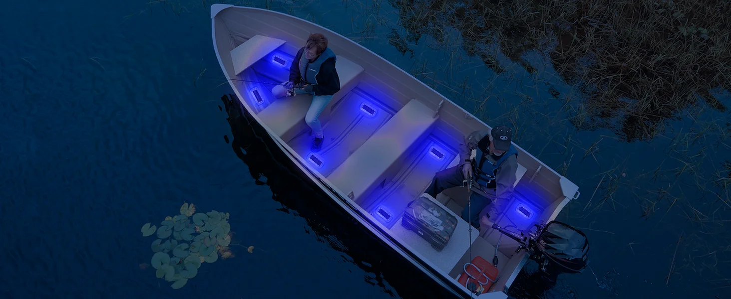 Description Picture 6 of item4PCS Solar Buried Light IP65 Waterproof Outdoor Underground Solar Deck Light 16LEDS Blue Stair Driveway Path Decking Light