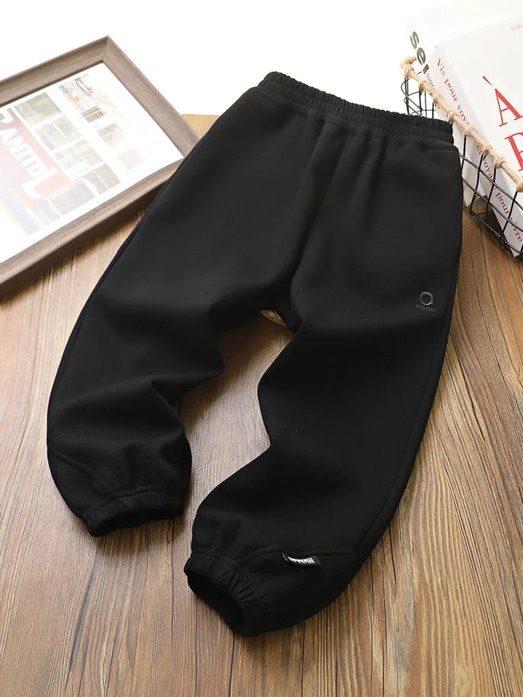 New 2025 Boys Sport Pants Spring Autumn Casual Long Loose Faionable Sweatpants Middle Large Children Versatile Comfortable