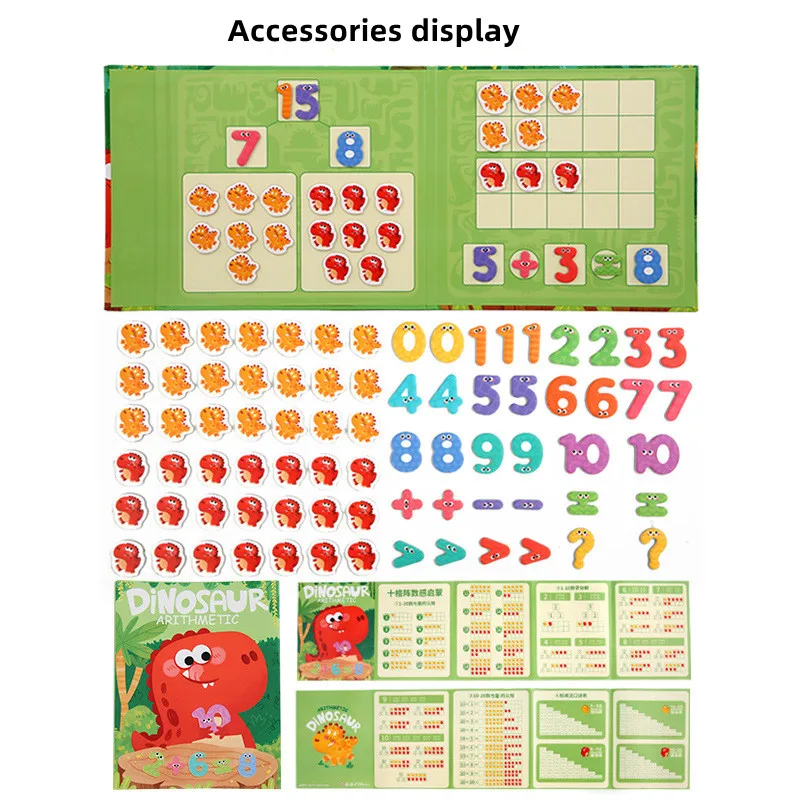 Montessori Numbers Decomposition Math Toys Magnetic Addition And Subtraction Arithmetic Learning Teaching Aids Educational Child 6