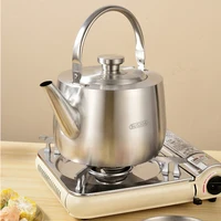 Bouilloire à eau bouillante en acier inoxydable 304, marmite de Restaurant ajouter un marmite à soupe, bouilloire à eau bouillante domestique de grande capacité, 4L 2