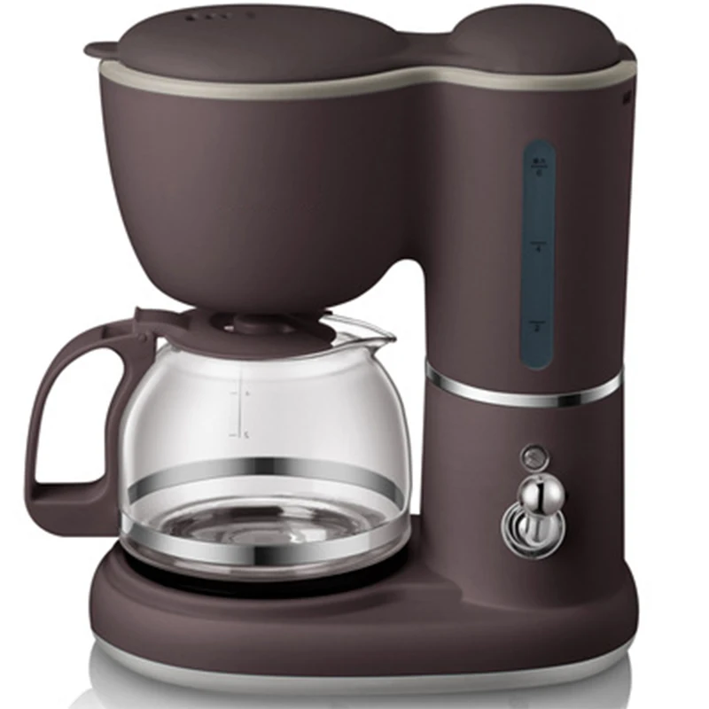 Coffee Machine Household Appliance m&aacute;quina de caf&eacute; American Drip Automatic 0.6 Liters, Can Keep Warm Coffe Maker,