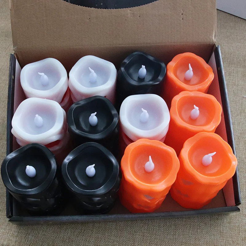 Halloween Skull LED Candle Emitting Color:white 3