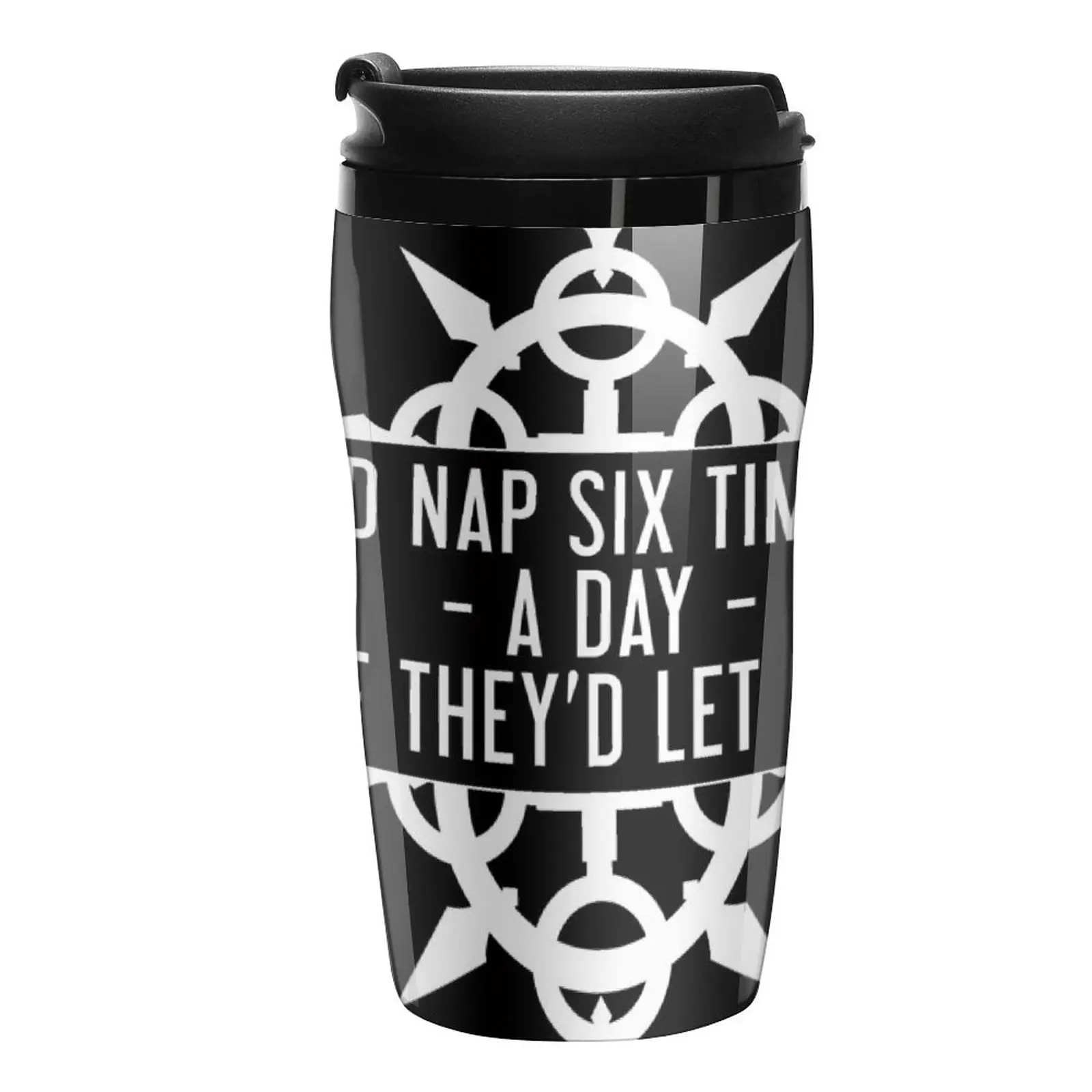 

New Six Times a Day - Axel Quote Travel Coffee Mug Coffee Glasses Tea Cup Coffee Mugs Creative Coffee Cups