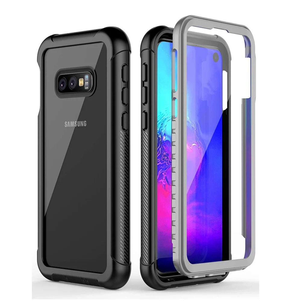 

Противоударный чехол для Samsung Galaxy S20 S10e, прозрачный чехол с полным корпусом S8 S9 Note 9 10 Plus 20, водонепроницаемый чехол-бампер