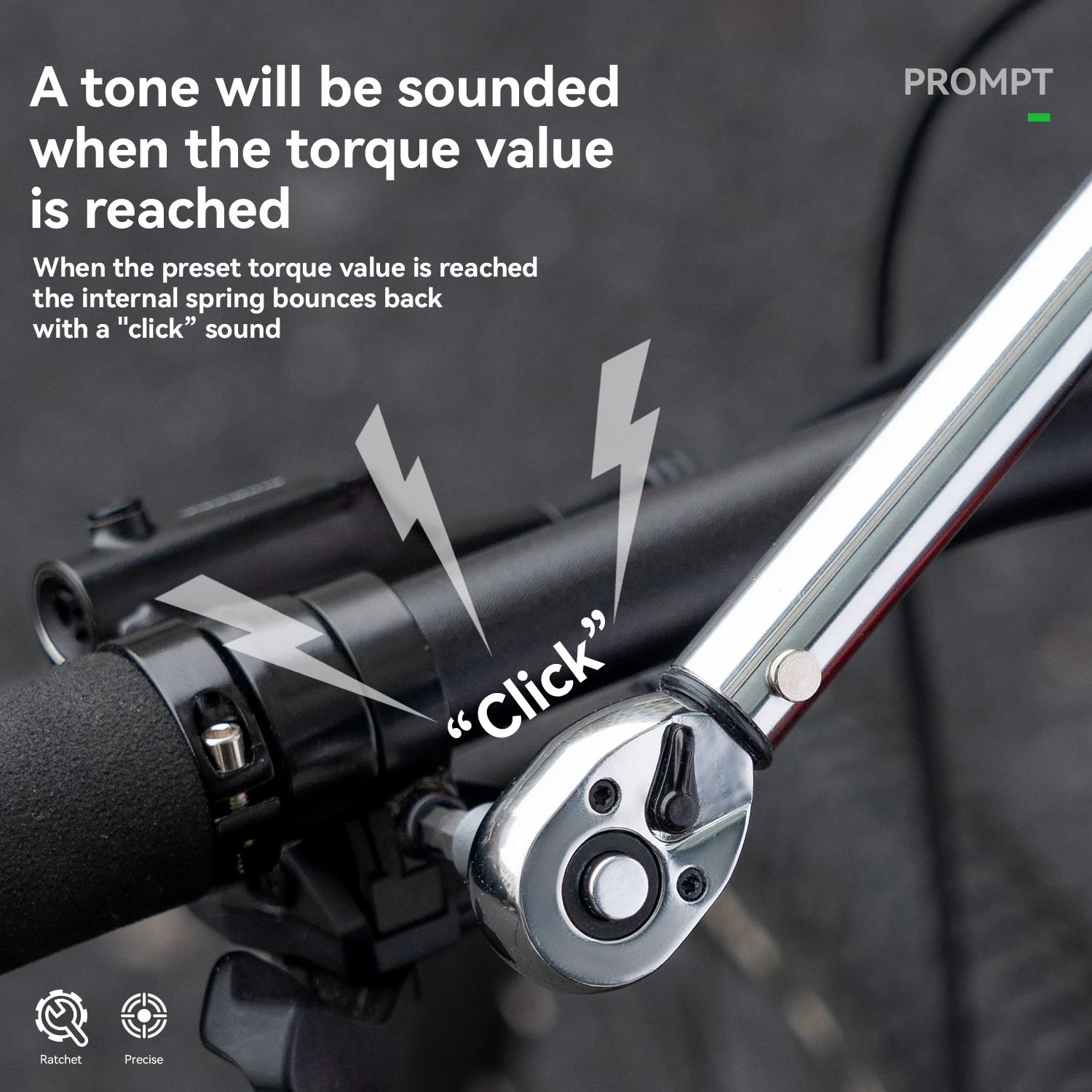 ROCKBROS 多機能バイク自転車修理ツールキットトルクレンチ