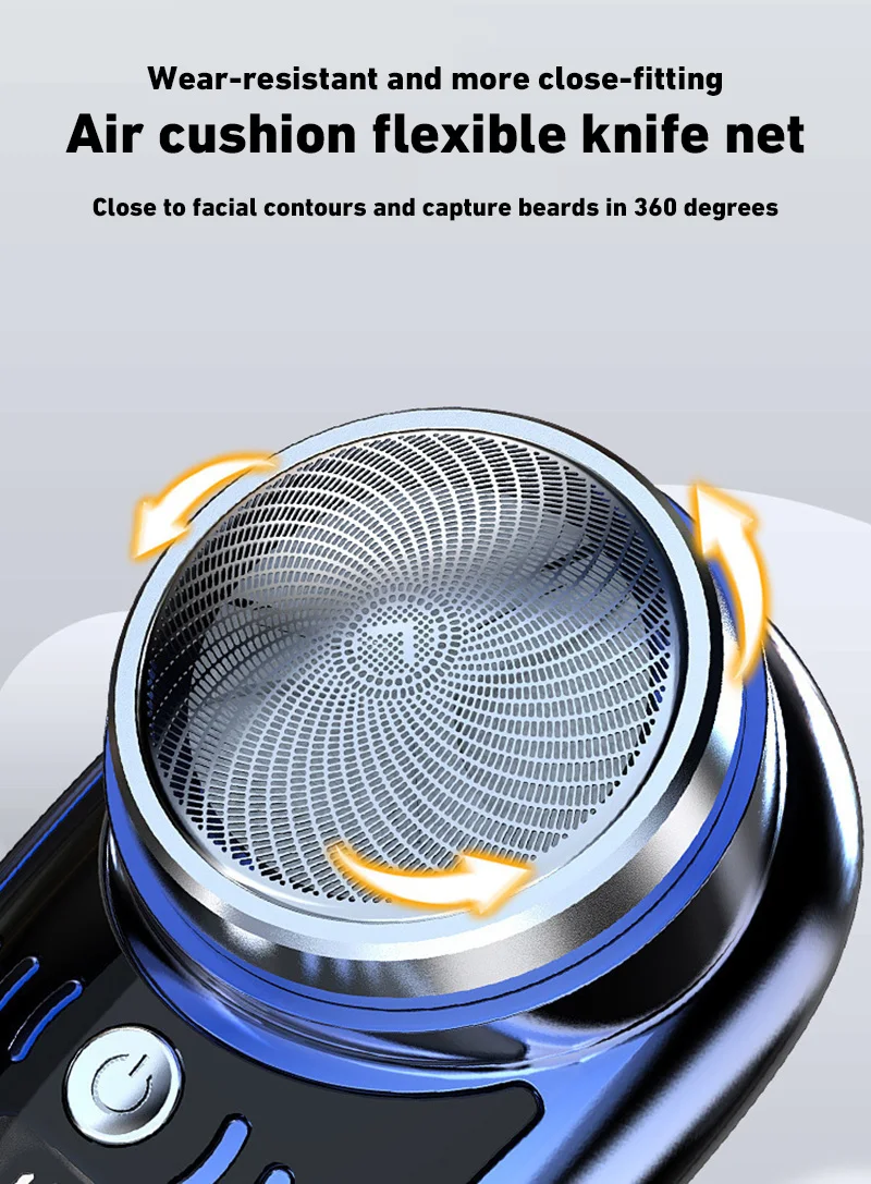 Xiaomi Electric Shaver Portable Wet And Dry Use Razor Man Travel Attire Rechargeable Shaver Type-C Charging Shaving Tool Machine