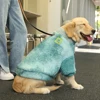 HOOPET 3XL-7XL Winter Thick Big Dog Clothes Lambs Wool Jacket for Medium Large Dogs Windproof Coat Pet Accessories 2