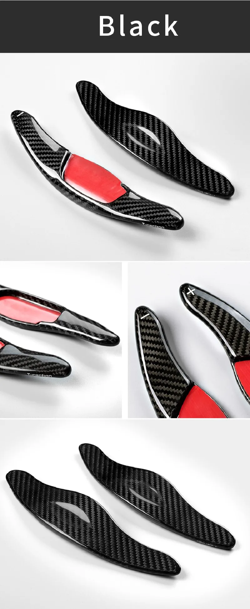 T-carbon Steering Wheel Paddle Shift For Toyota Reiz Camry Corolla Ralink Carbon Firber Styling Accessories Paddle Shifter