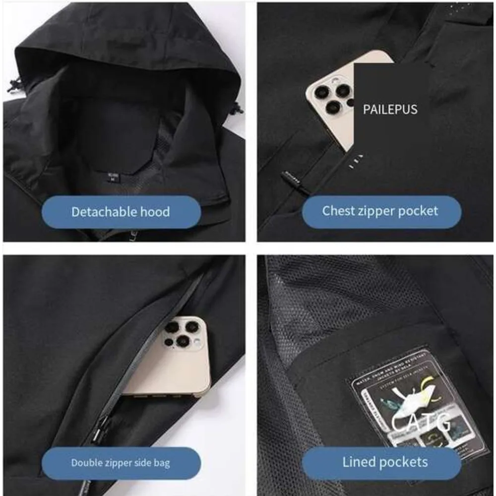 Semir Group GSON sports men's women's three in one assault suit spring and autumn thin couple waterproof jacket_voghion.com