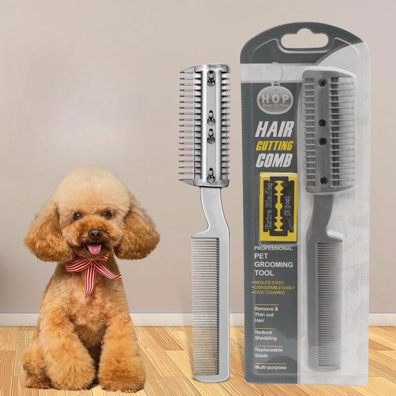 2-in-1 Pet Grooming Razor Comb