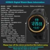 Men Digital Sports Watch Waterproof Casual Luminous Stopwatch Alarm Simple Army Watch for Running Climbing Fishing 3