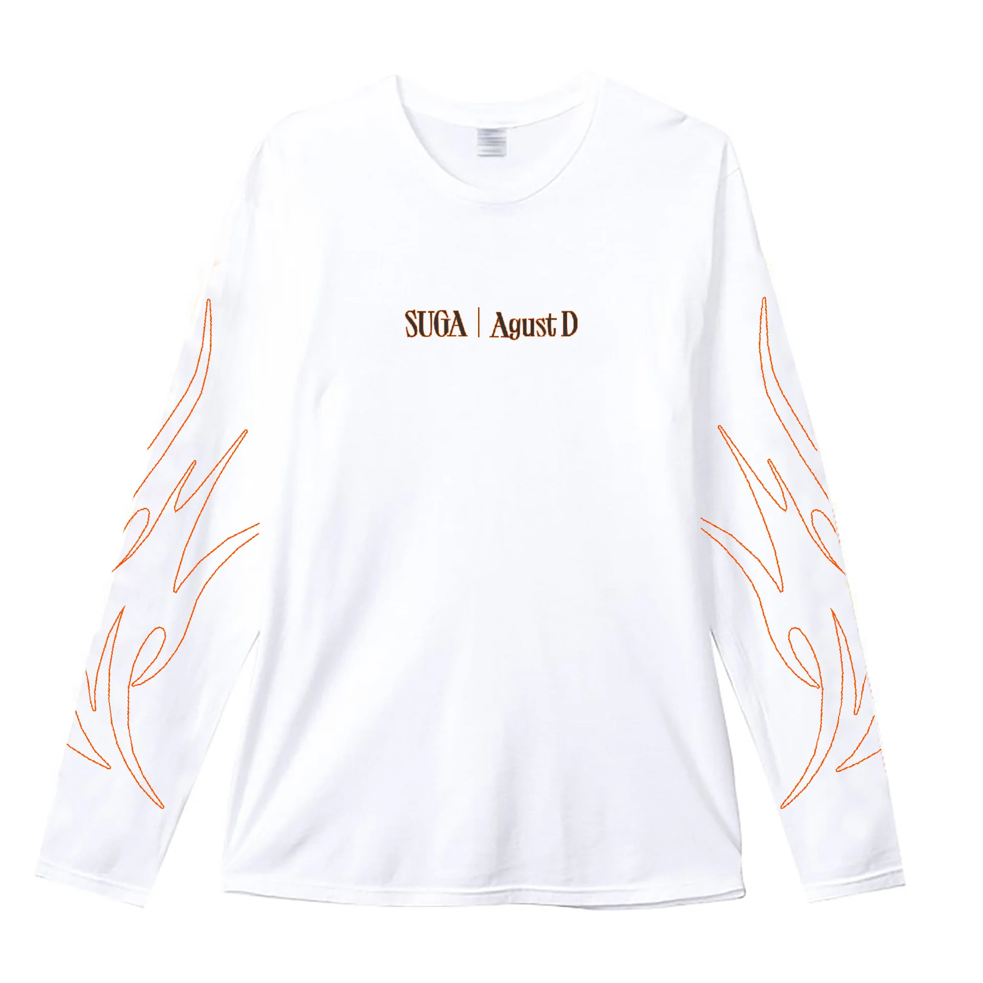 Suga AGUST-D langärmliges T-Shirt (Material: Baumwolle) - AliExpress