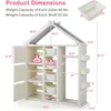 Kids Dress Up Storage, Open Hanging Armoire Closet with Storage Bins, Shelves, Side Baskets, Kids Dress Up Rack for Kids Room 6