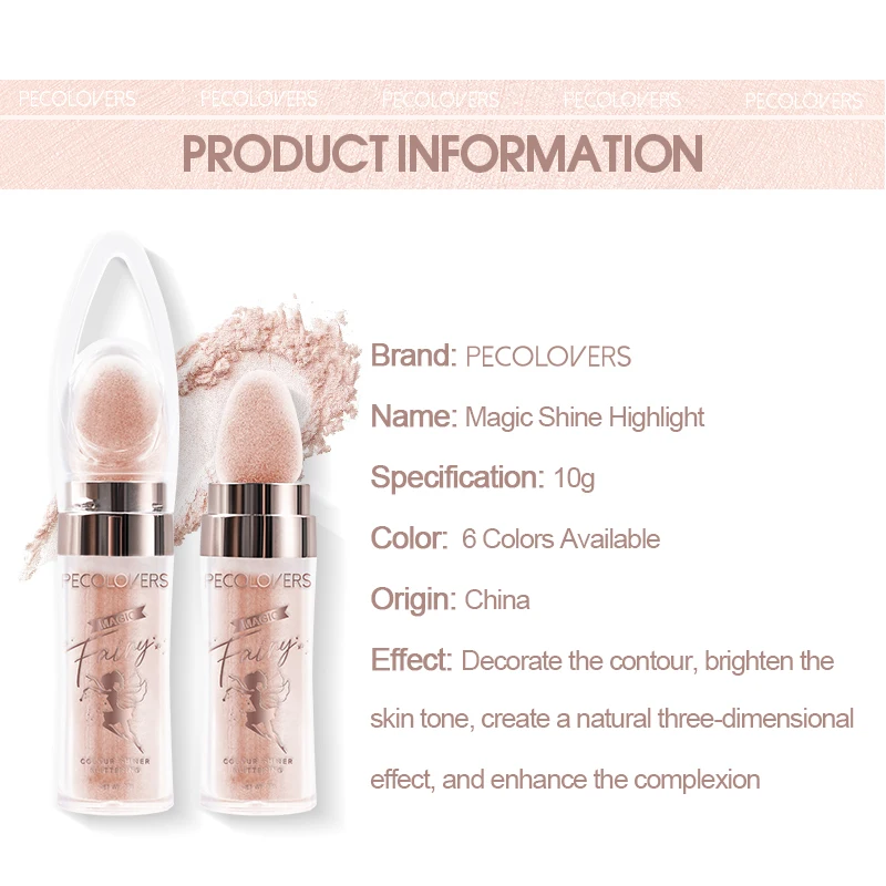 Diamond Highlighter Powder Waterproof High Gloss Glitter Body Bronzer Highlight Powder Face Contour Illuminator Makeup 2