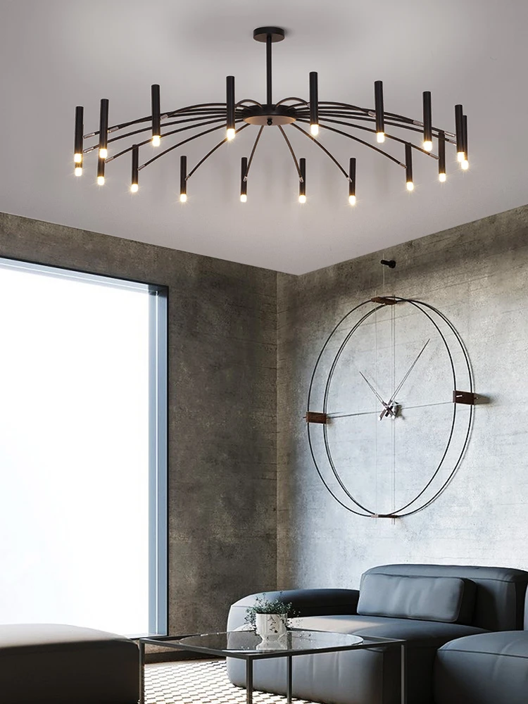 

Nordic Chandelier Lamp in the Living Room Atmosphere Master Bedroom Lamp Restaurant Simple Modern Clothing Shop Commercial Use