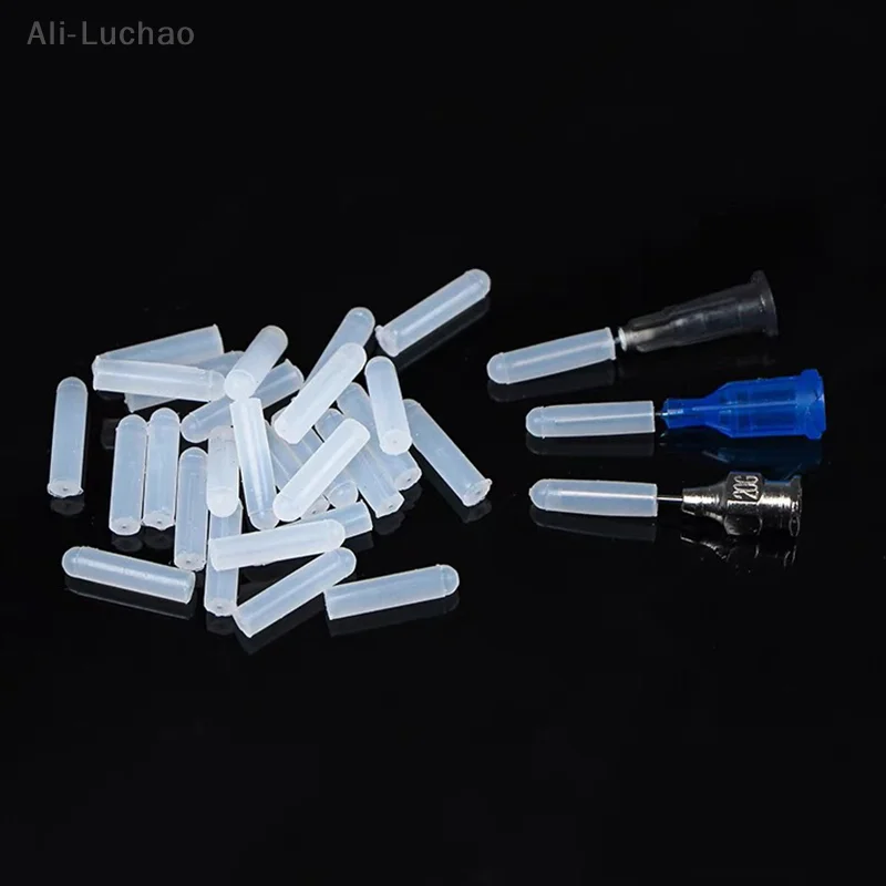 15Pcs Special Silicone Plug Head Applicable To 0.4-1.2 Needle Gule Dispensing Syringe Needle Seal Prevent Glue From Solidifying