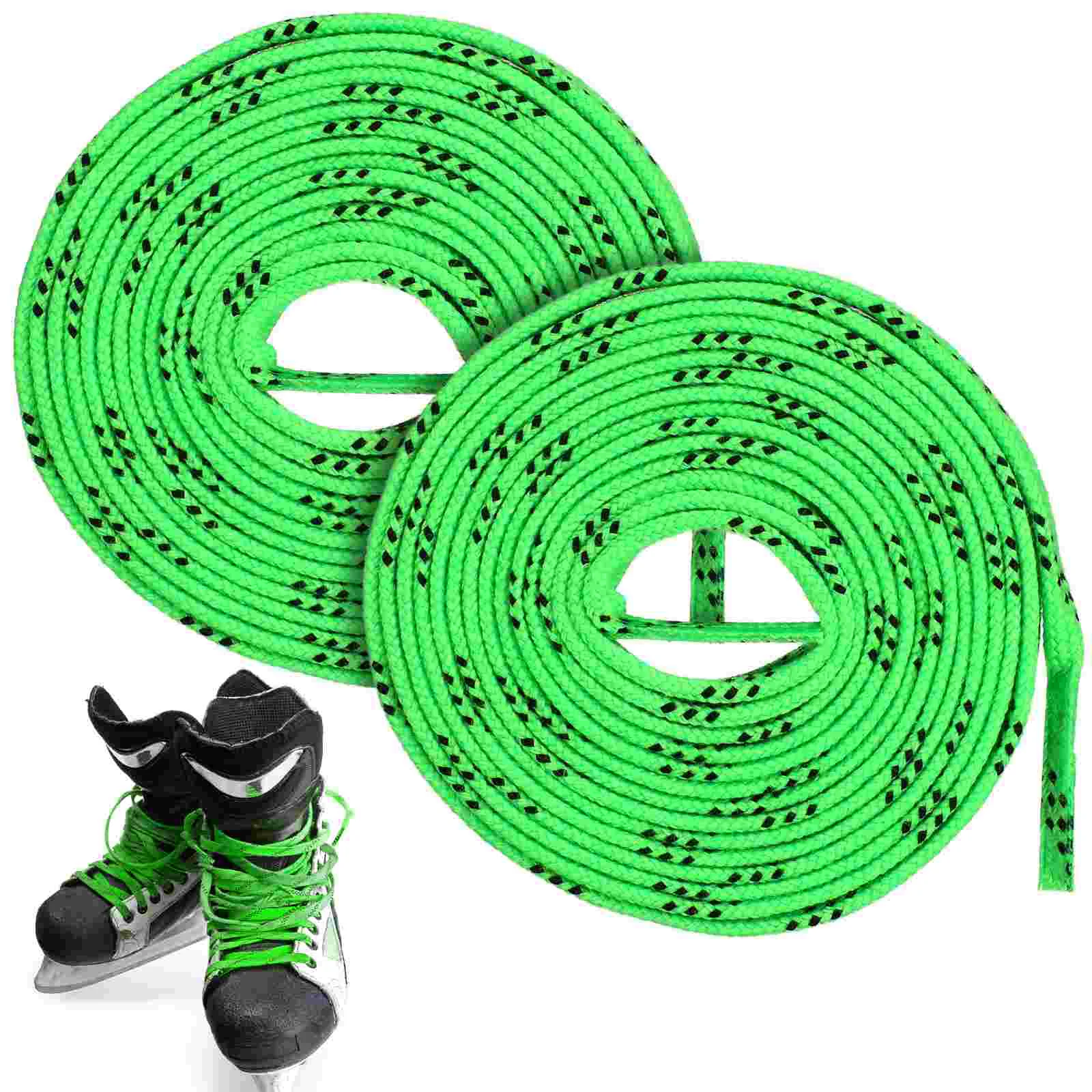 

Hockey Shoe Ties Skate Laces Roller Skates Shoelaces Puck for Ice Waxed Long Man Lacrosse