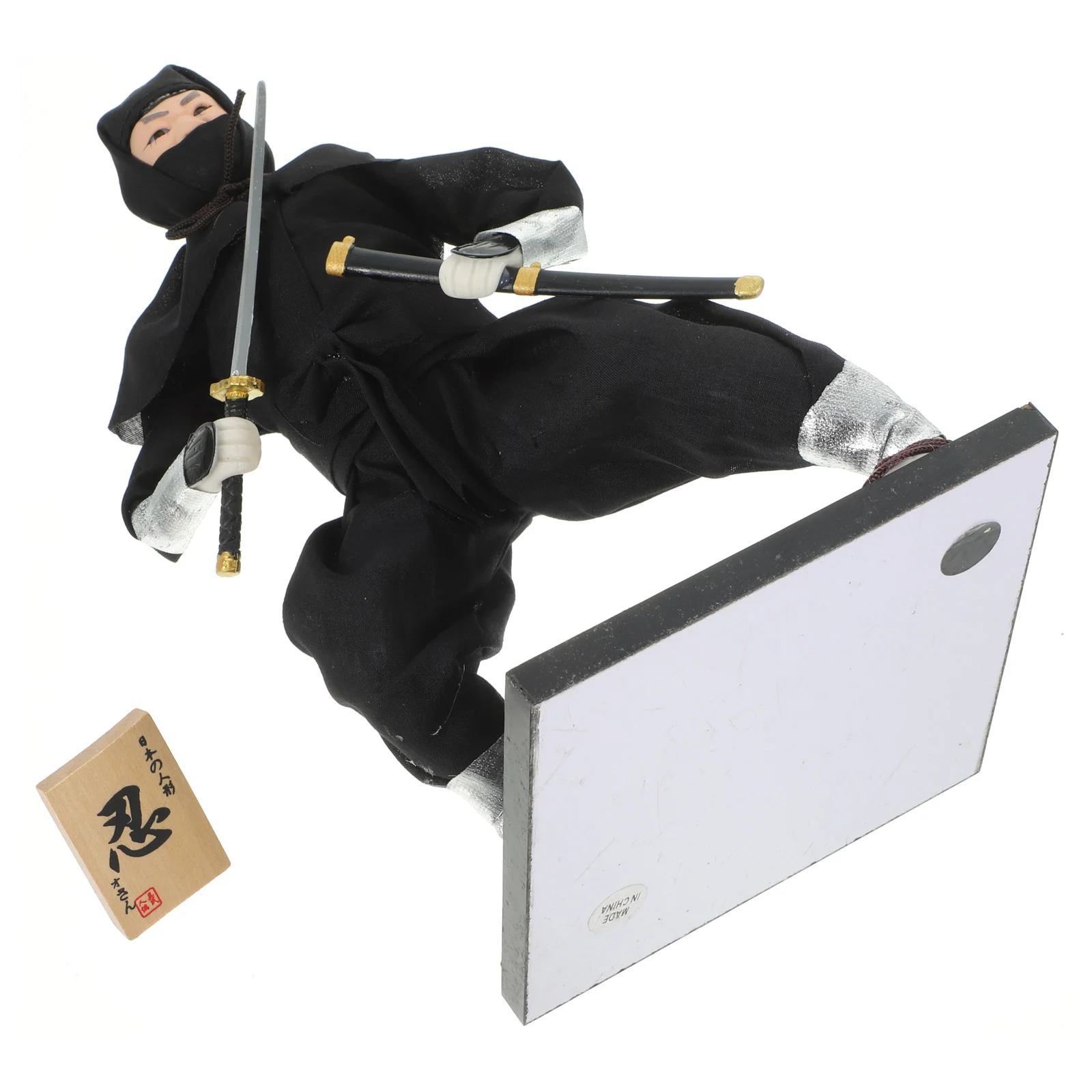 Desktop Ninja Ornament The Office Gifts Male Japanese Style Dolls Festival Decor Plaster Table Centerpieces Home