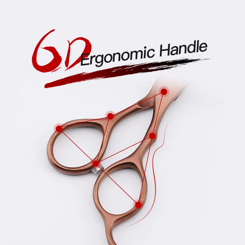 Japanese 440C Stainless Steel Dog Scissors 7.0/7.5 Inch Straight Dog Hair Cutting Shears Pet Grooming
