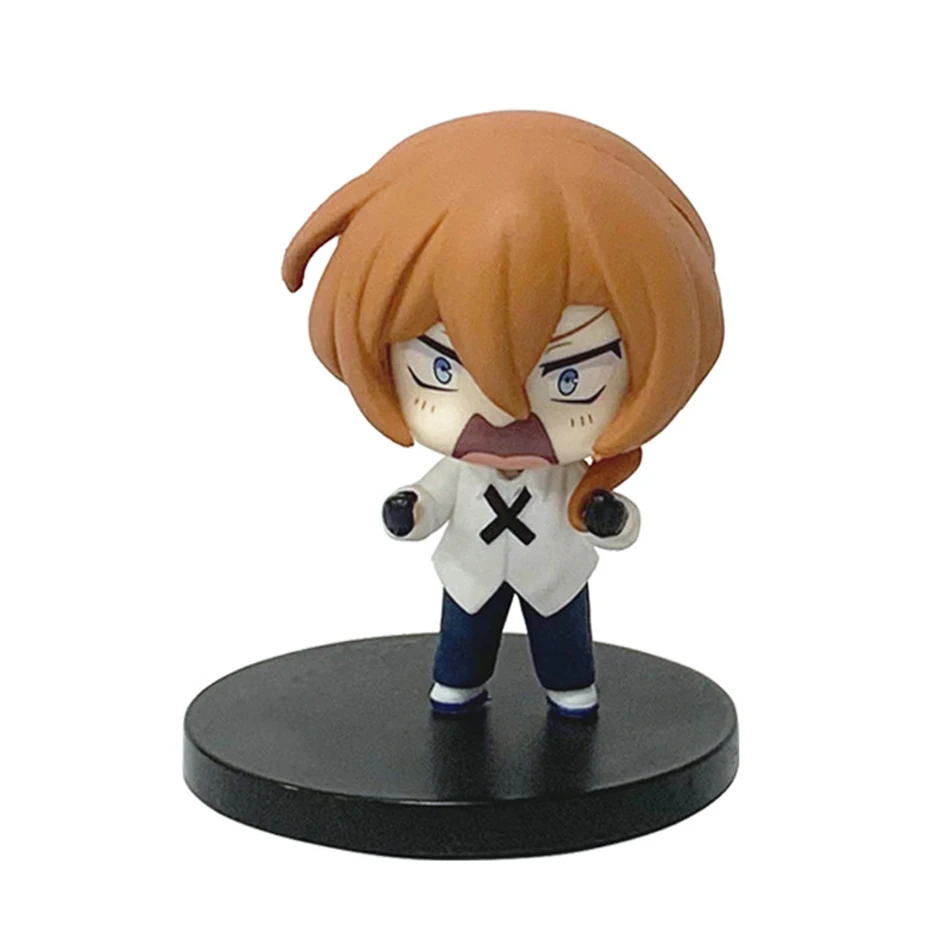 Q Version 7 cm Bungo Stray Dogs Dazai Osamu Chuuya Nakahara Figur PVC Modell Japanische Cartoon Figuren Dekor Sammlung Spielzeug geschenk – Detail 8