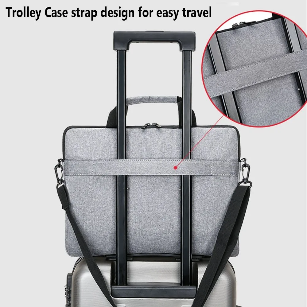 Universal Laptop Sleeve Case Large Capacity Laptop Handbag Ultra Thin Fashion Business Notebook Cover Tablet Protective Pouch