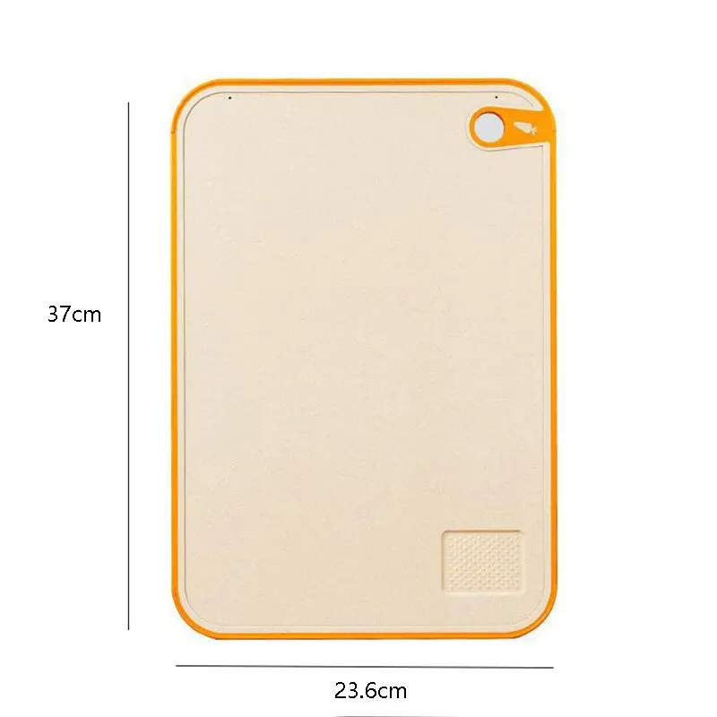 Wheat Straw Double-Sided Antibacterial Cutting Board Home Kitchen Anti-mildew Anti-slip Plastic Multi-functional Sticky Board