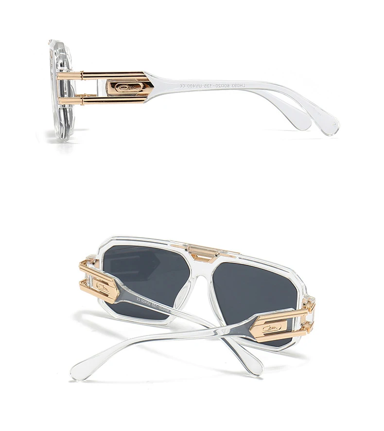56478 Mode Männer Sonnenbrille Frauen 2023 Vintage Luxus Marke Designer Übergroßen Brillen Männlich Shades Uv400 Fahren Gläser – Detail 14