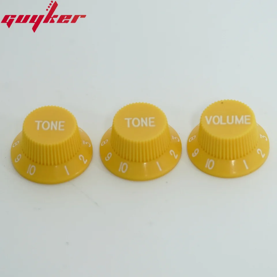 Bouton Pour Guitares électriques, 1V, 2T, Trente Couleurs Au Choix, 1 Jeu  18