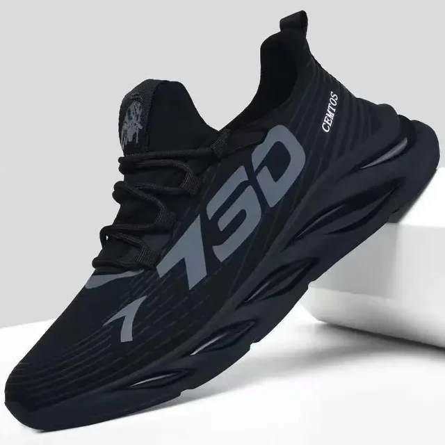 2025 espadrilles décontractées pour hommes sans lacet nouvelle mode chaussures de course respirantes chaussures de sport en plein air marche formation chaussures de Tennis 2