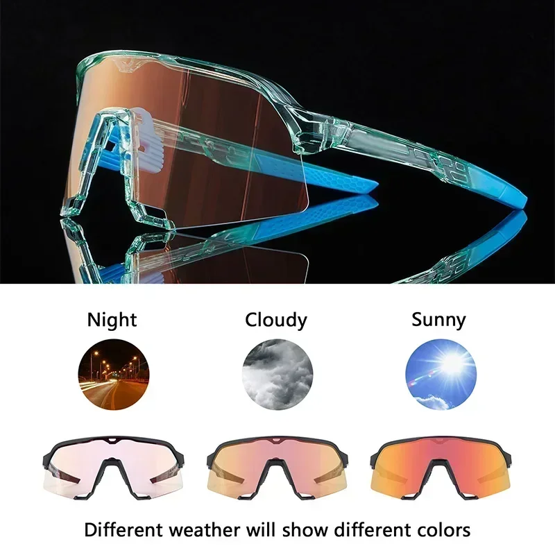 Luxury Brand Fashion Outdoor Cycling Sun Protection Goggles S3 Windproof, Dustproof and UV-proof Cycling Marathon Sunglasses 5