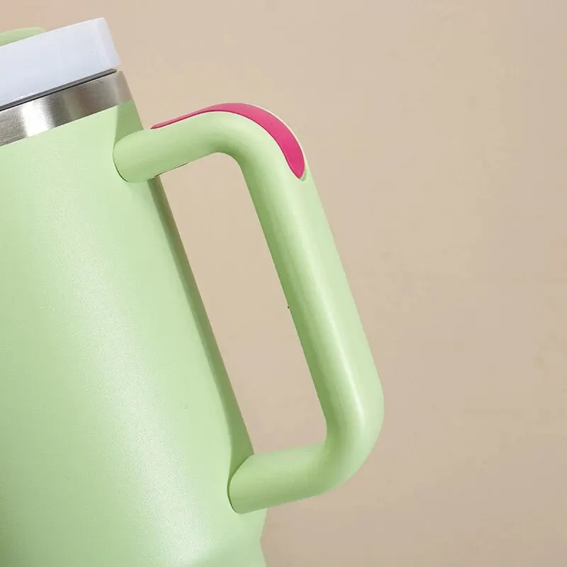 Stainless Steel Thermos Cup 40oz Handle Cup Second Generation Stainless Steel Thermal Insulation Cooling Double Vacuum Car Cup Handle Household