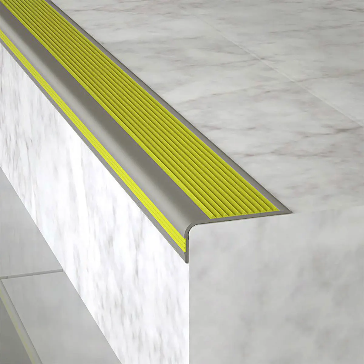 Kindergarten Anti Slip Strips School Stairs Steps L-Shaped PVC Flooring Outdoor Ground With Self-Adhesive Edge Protectors