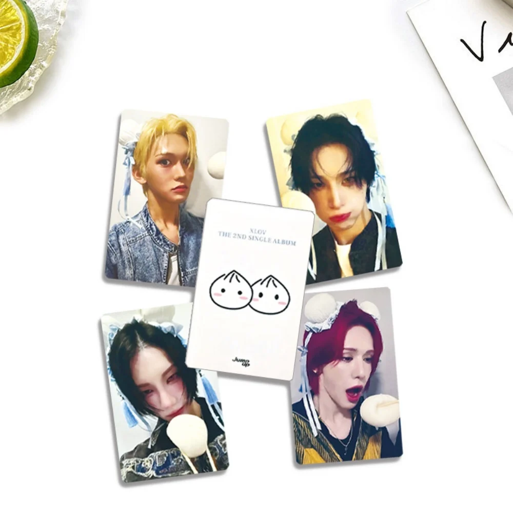 XLOV Single Album I ONE Card 4pcs/Set Special Card Bright Film