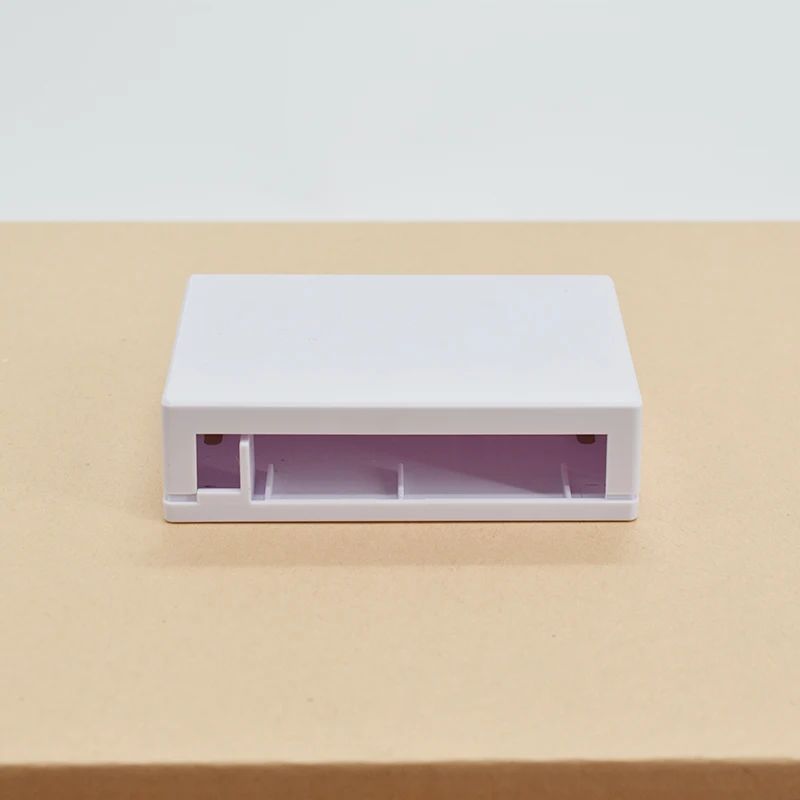 White plastic network switch custom enclosure for for 5 port white gigabit reyee 5 port gigabit unmanaged switch 5 gigabit rj45 ports plastic case