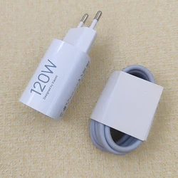 Xiaomi Poco Ultra 120W Turbo Charge USB - C Charger Adapter - EU Version - EU add 1M cable (White)