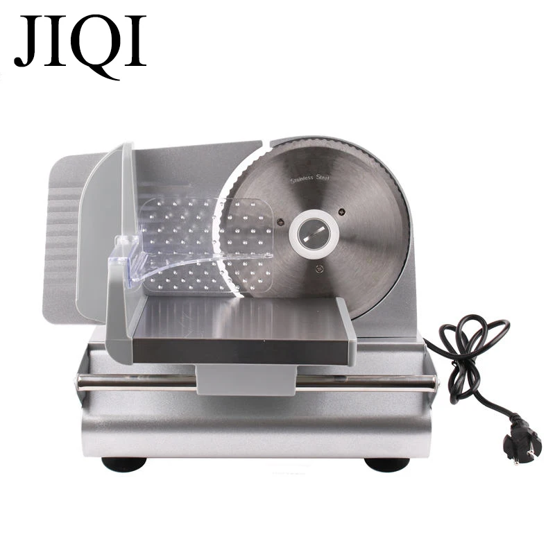 JIQI Meat slicing machine Household electric meat slicer bread vegetable fruit slicers cutter for frozen beef mutton 110V/220V 2