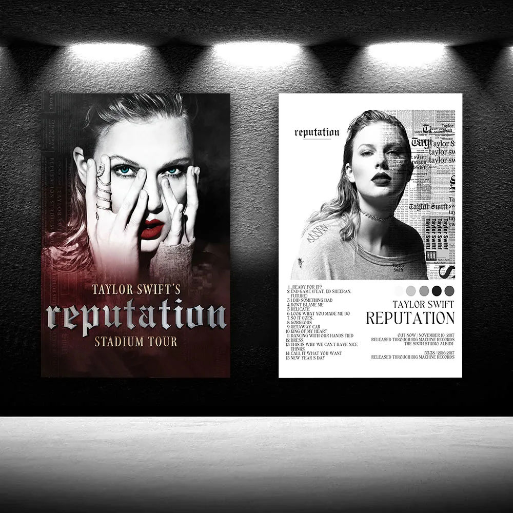 Taylor Poster Swift Hit Song Poster Wall Art Print Music Poster Stampabile Poster Album Cover Poster Home Living Room Decor Lover