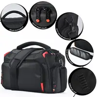 Fosoto Professional Outdoor Camera Shoulder Digital Bag Waterproof Photographic Case Video Sleevebag For Sony Lens Canon Nikon - Image 3