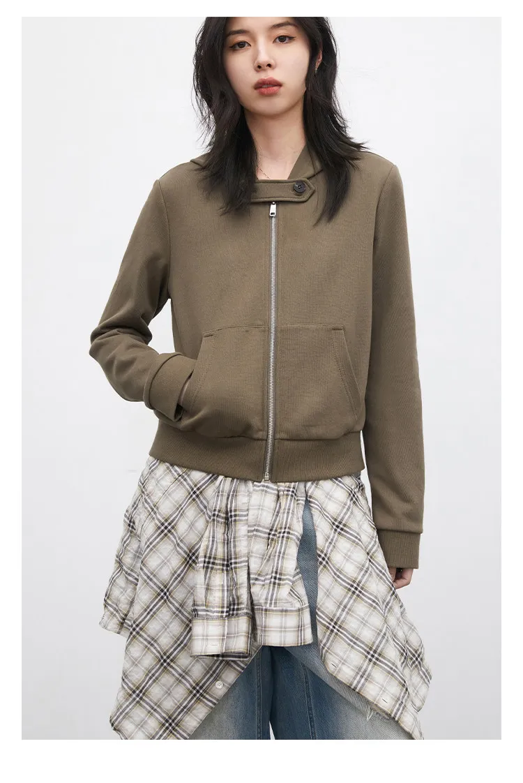 CHIC VEN Fashion Women Sweatshirts Solid Slim New Hooded Warm Female Jacket Short Sportswear for Woman Spring Autumn 2026