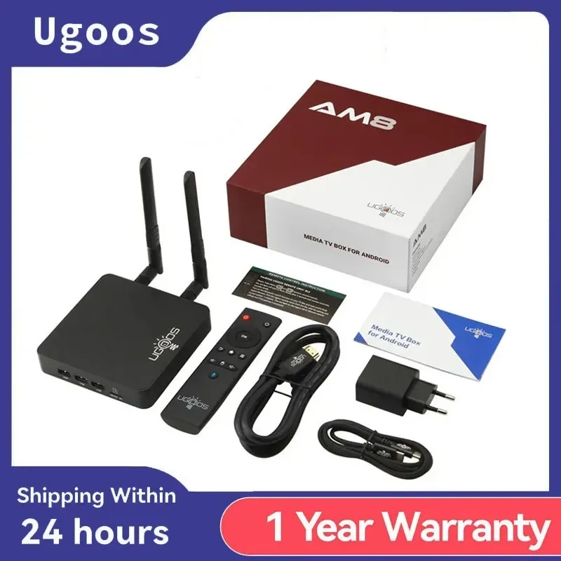 

NEW Ugoos AM8 PRO TV BOX Amlogic S928X DDR4 4GB RAM 32GB ROM Android 11 Support AV1 CEC HDR WiFi6E 1000M OTG BT5.3 Set Top Box