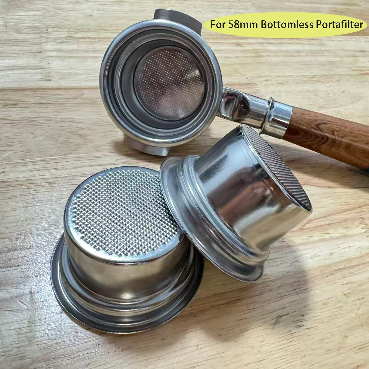 Coffee Filter Basket 58MM 4 Cup 18g-22g Coffee Capacity For Bottomless ...