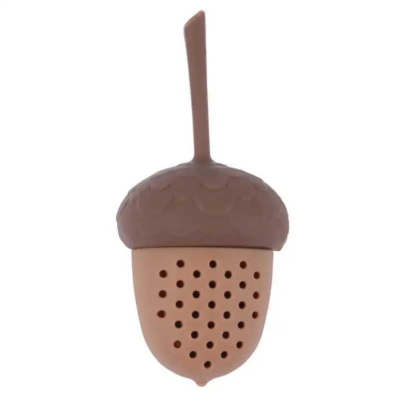 Silicone Kitchen Accessories Tea Bag Strainer Herbal Filter Acorn Shape Tea Infuser Gadgets Spice Diffuser tea infuser