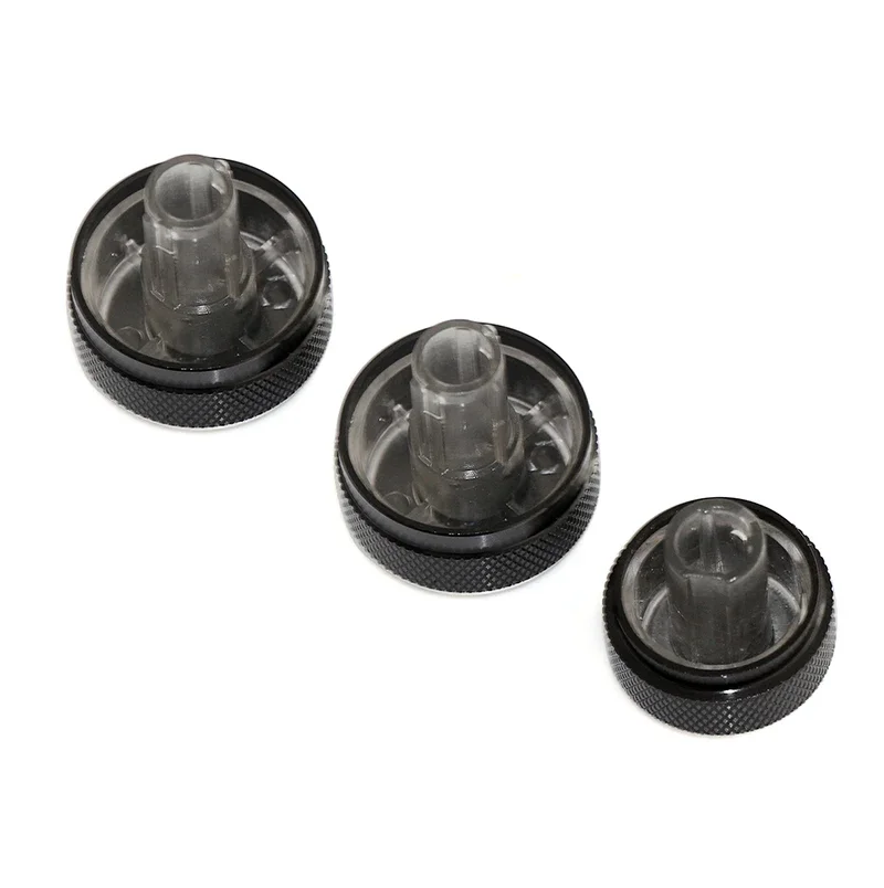 3 Stücke Auto AC Knopf für Volkswagen VW Golf 5 MK5 Jetta Tiguan Touran Passta B6 B7 3C für Skoda Octavia A5 Klimaanlage Knöpfe – Detail 3