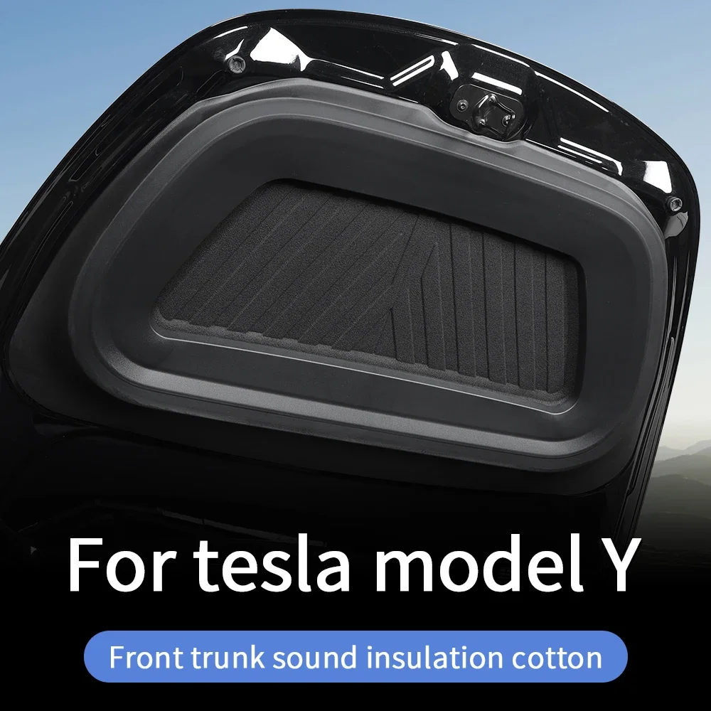 

Хлопковая звукоизоляция переднего багажника для 2019-2023 Tesla модели y аксессуары 2022 tesla y